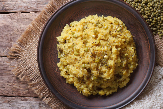 Nourishing Kitcheree with Tulsi Turmeric Ginger