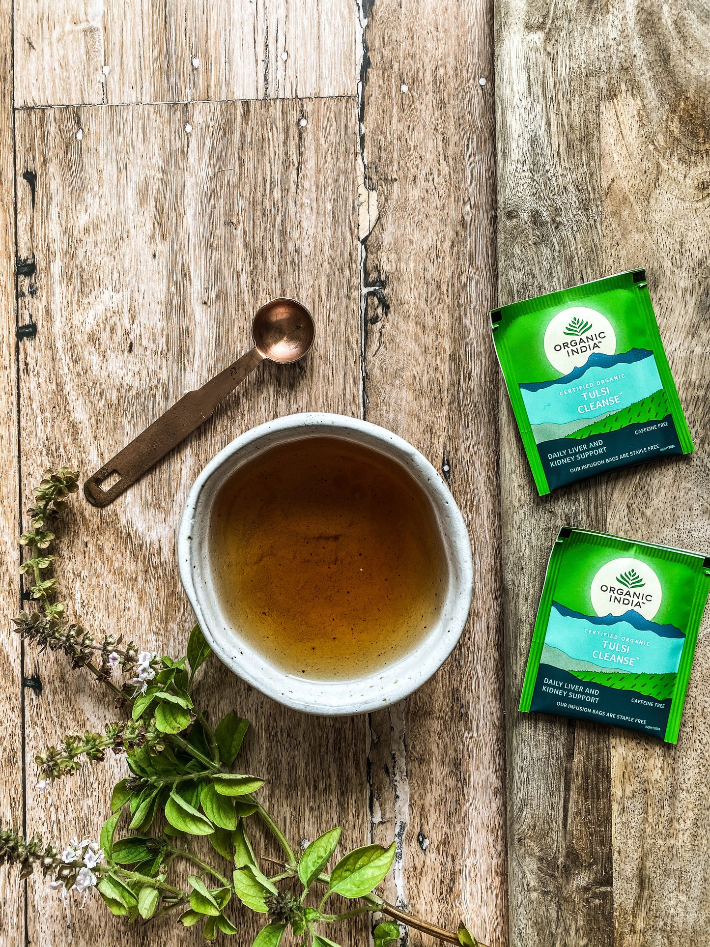 Organic India Tulsi Cleanse, Tulsi tea, organic tea, tulsi, herbal tea, herbal infusions, sleep tea, turmeric tea, ashwagandha, holy basil, holy basil tea, green tea, lemon ginger tea, tea for sleep, moringa, ORGANIC INDIA, ORGANIC INDIA Australia, herbal supplements