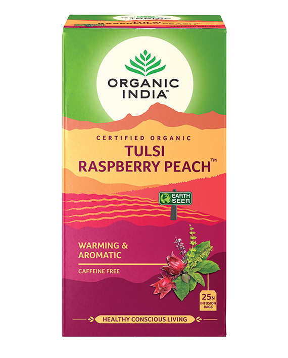 Tulsi Raspberry Peach Tea