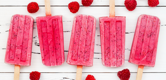 Tulsi Sweet Rose and Raspberry Iced Coolers