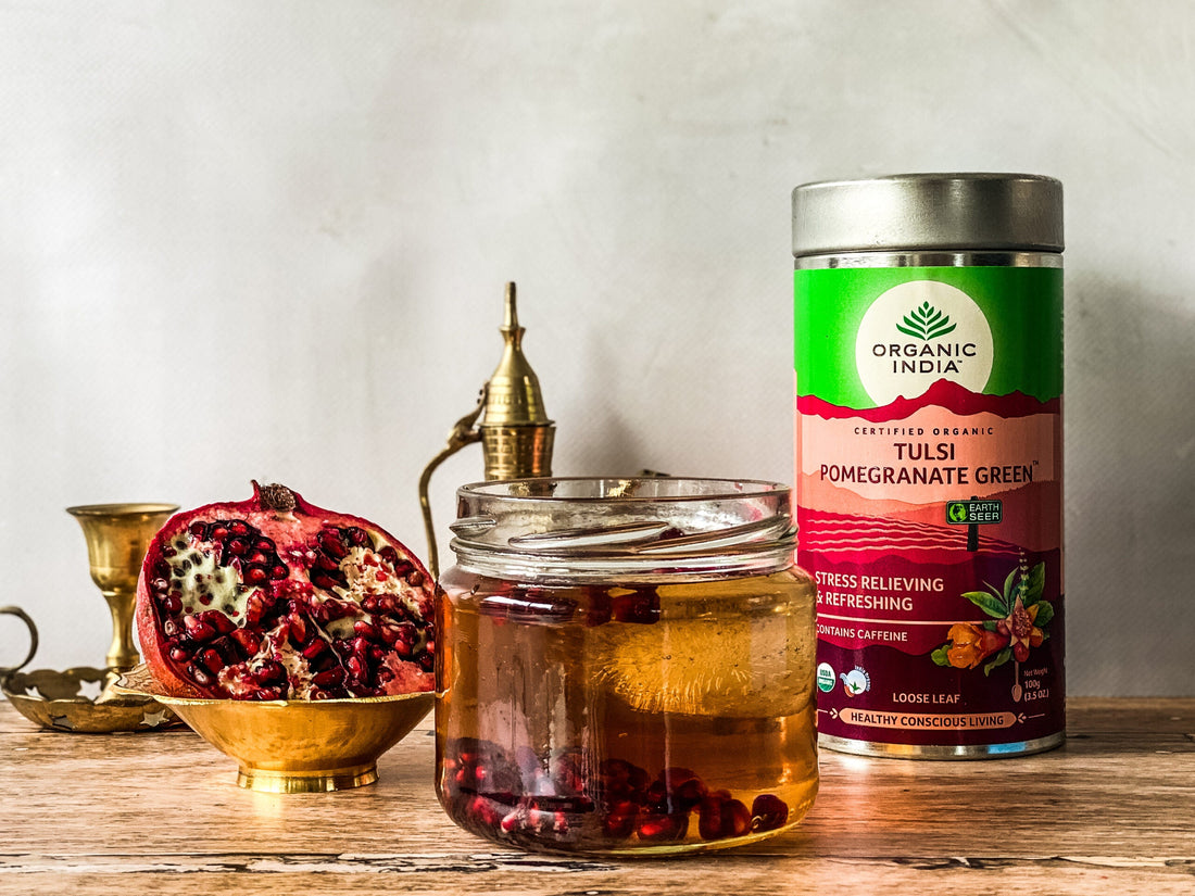 5 Reasons We Love Tulsi Pomegranate Green Tea