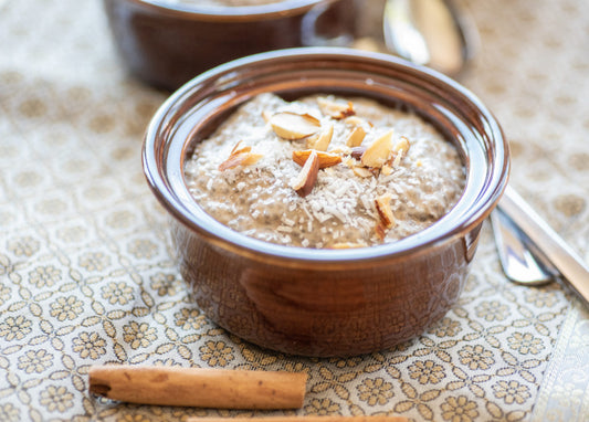 Tulsi Chai Chia Pudding with Ceylon Cinnamon