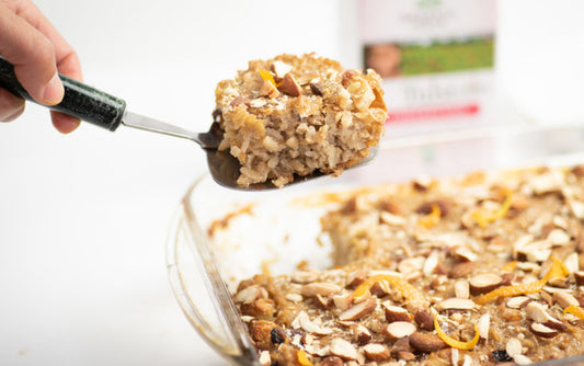 Cinnamon-Rose Brown Rice Kugel