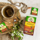 Tulsi Green Tea Ashwagandha, Tulsi tea, organic tea, tulsi, herbal tea, herbal infusions, sleep tea, turmeric tea, ashwagandha, holy basil, holy basil tea, green tea, lemon ginger tea, tea for sleep, moringa, ORGANIC INDIA, ORGANIC INDIA Australia, herbal supplements