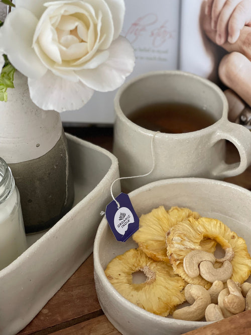 Organic India Tulsi Sleep, Tulsi tea, organic tea, tulsi, herbal tea, herbal infusions, sleep tea, turmeric tea, ashwagandha, holy basil, holy basil tea, green tea, lemon ginger tea, tea for sleep, moringa, ORGANIC INDIA, ORGANIC INDIA Australia, herbal supplements