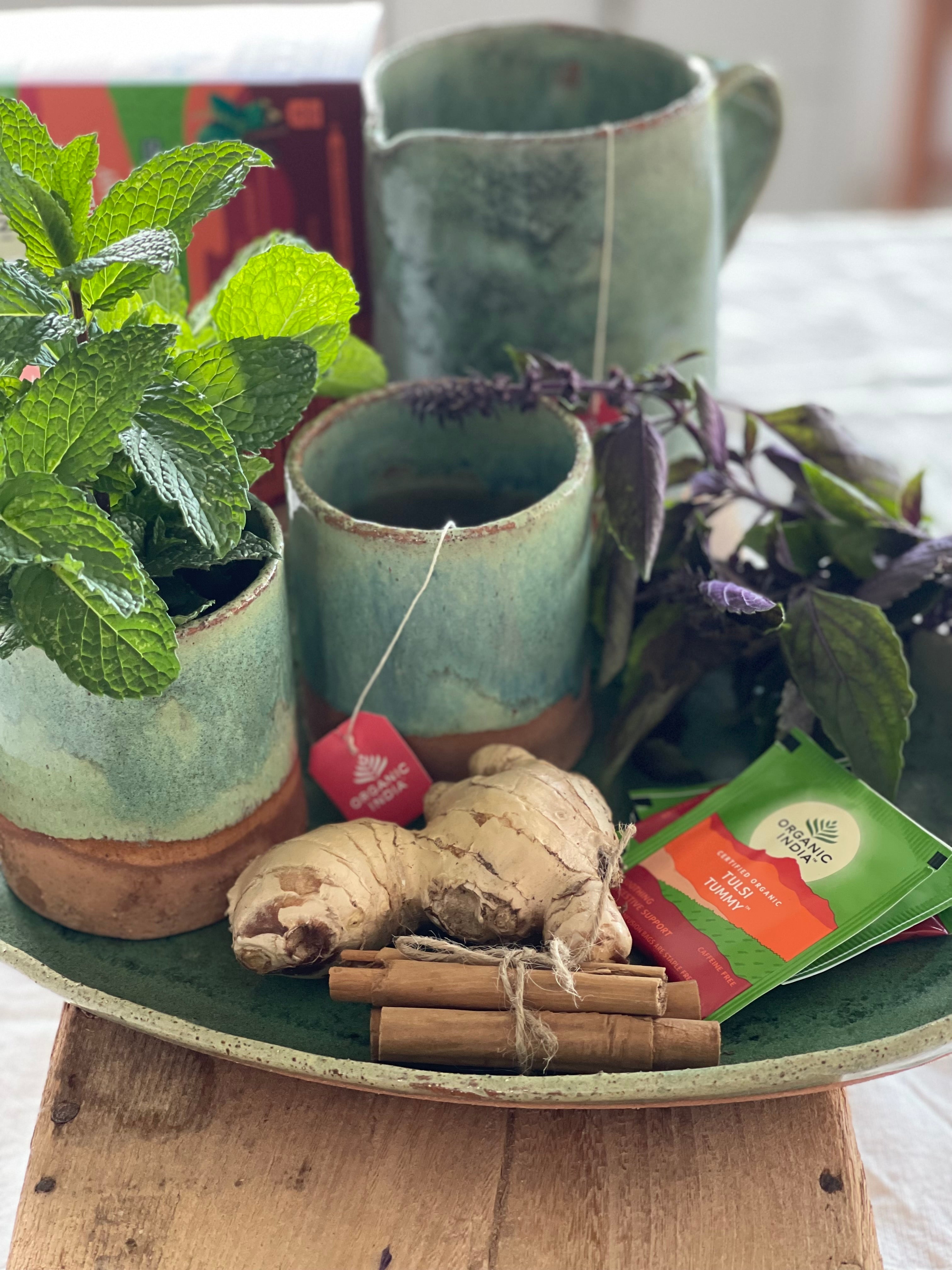 Organic India Tulsi Tummy, Tulsi tea, organic tea, tulsi, herbal tea, herbal infusions, sleep tea, turmeric tea, ashwagandha, holy basil, holy basil tea, green tea, lemon ginger tea, tea for sleep, moringa, ORGANIC INDIA, ORGANIC INDIA Australia, herbal supplements