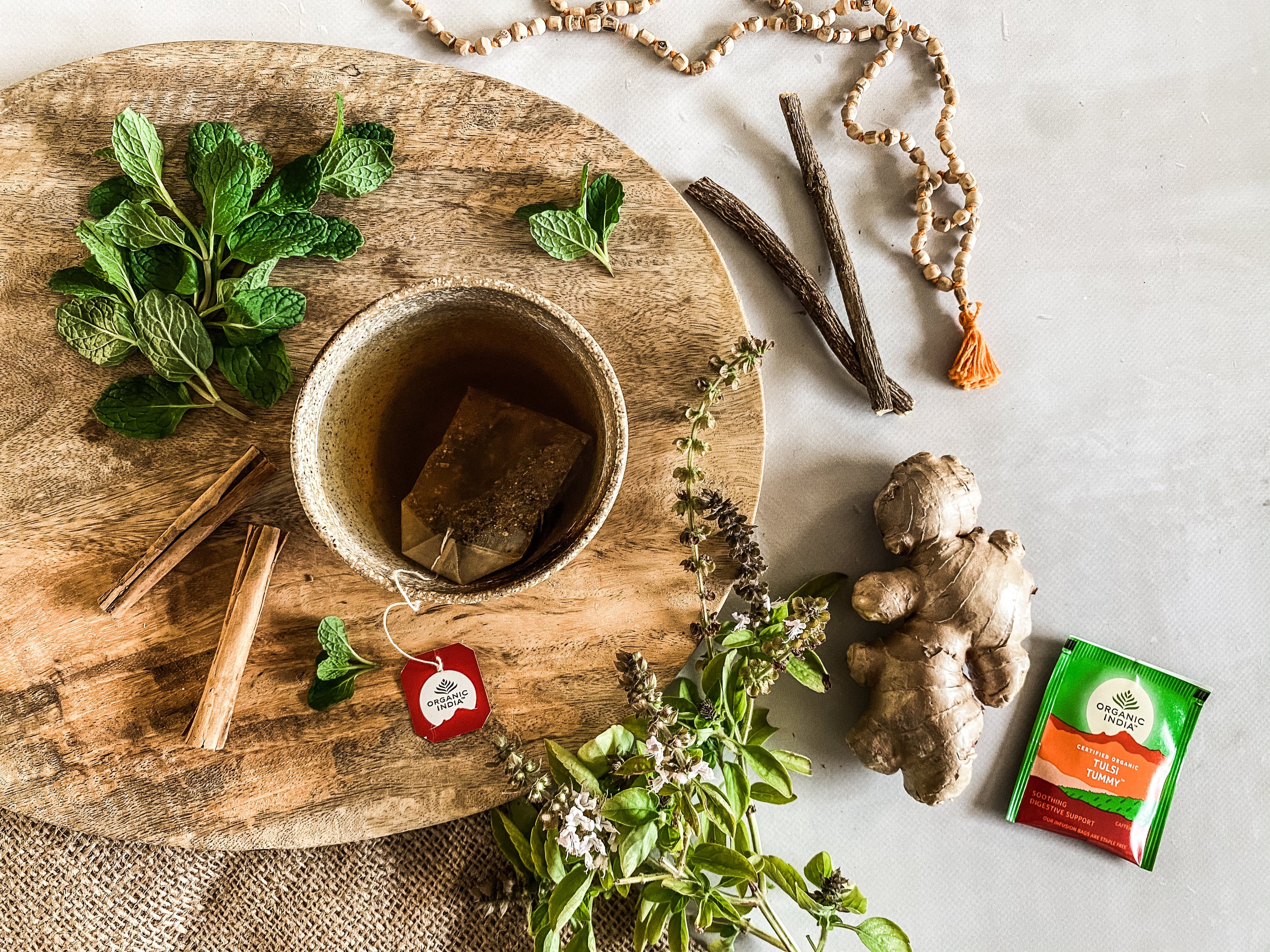 Organic India Tulsi Tummy, Tulsi tea, organic tea, tulsi, herbal tea, herbal infusions, sleep tea, turmeric tea, ashwagandha, holy basil, holy basil tea, green tea, lemon ginger tea, tea for sleep, moringa, ORGANIC INDIA, ORGANIC INDIA Australia, herbal supplements