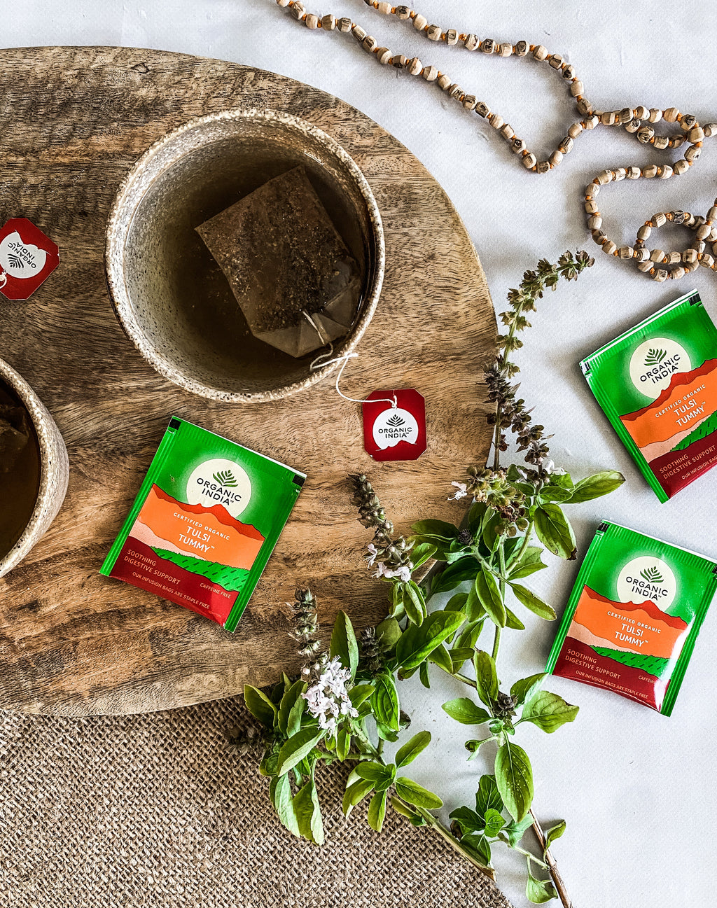 Organic India Tulsi Tummy, Tulsi tea, organic tea, tulsi, herbal tea, herbal infusions, sleep tea, turmeric tea, ashwagandha, holy basil, holy basil tea, green tea, lemon ginger tea, tea for sleep, moringa, ORGANIC INDIA, ORGANIC INDIA Australia, herbal supplements