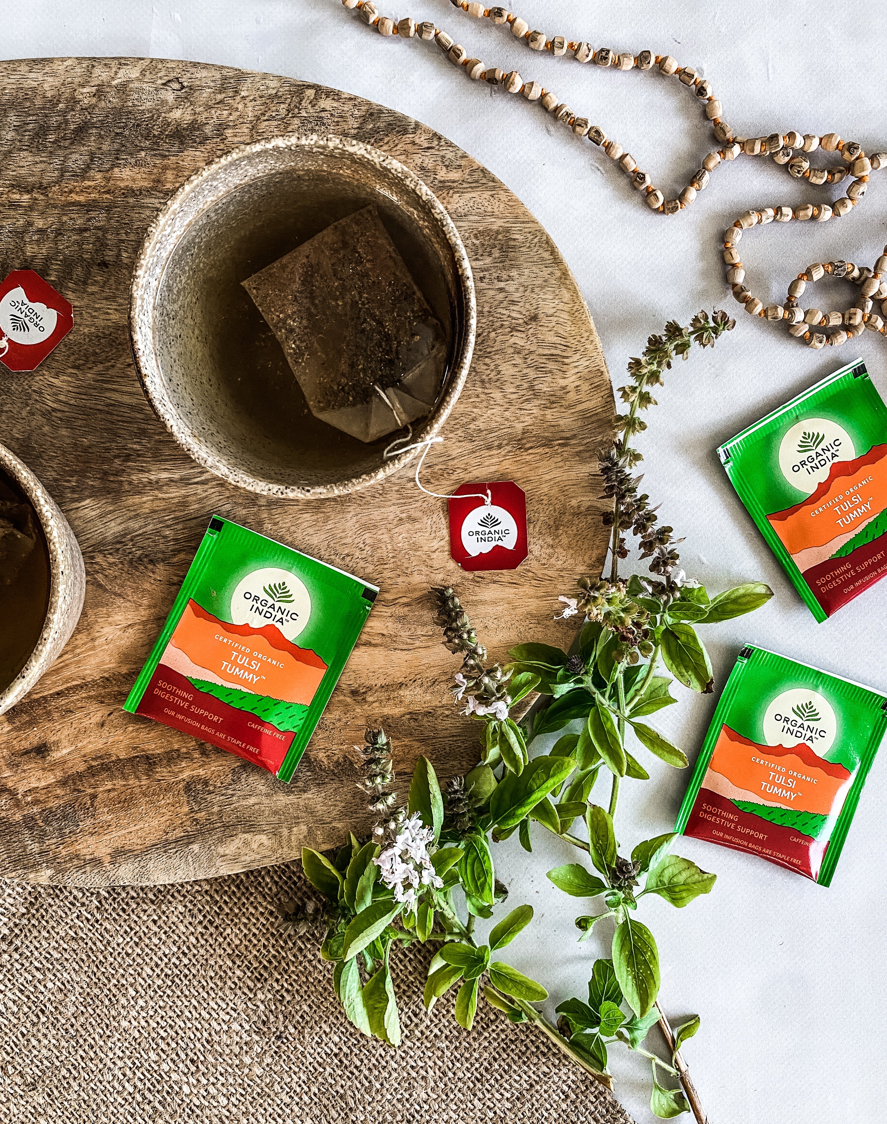 Organic India Tulsi Tummy, Tulsi tea, organic tea, tulsi, herbal tea, herbal infusions, sleep tea, turmeric tea, ashwagandha, holy basil, holy basil tea, green tea, lemon ginger tea, tea for sleep, moringa, ORGANIC INDIA, ORGANIC INDIA Australia, herbal supplements