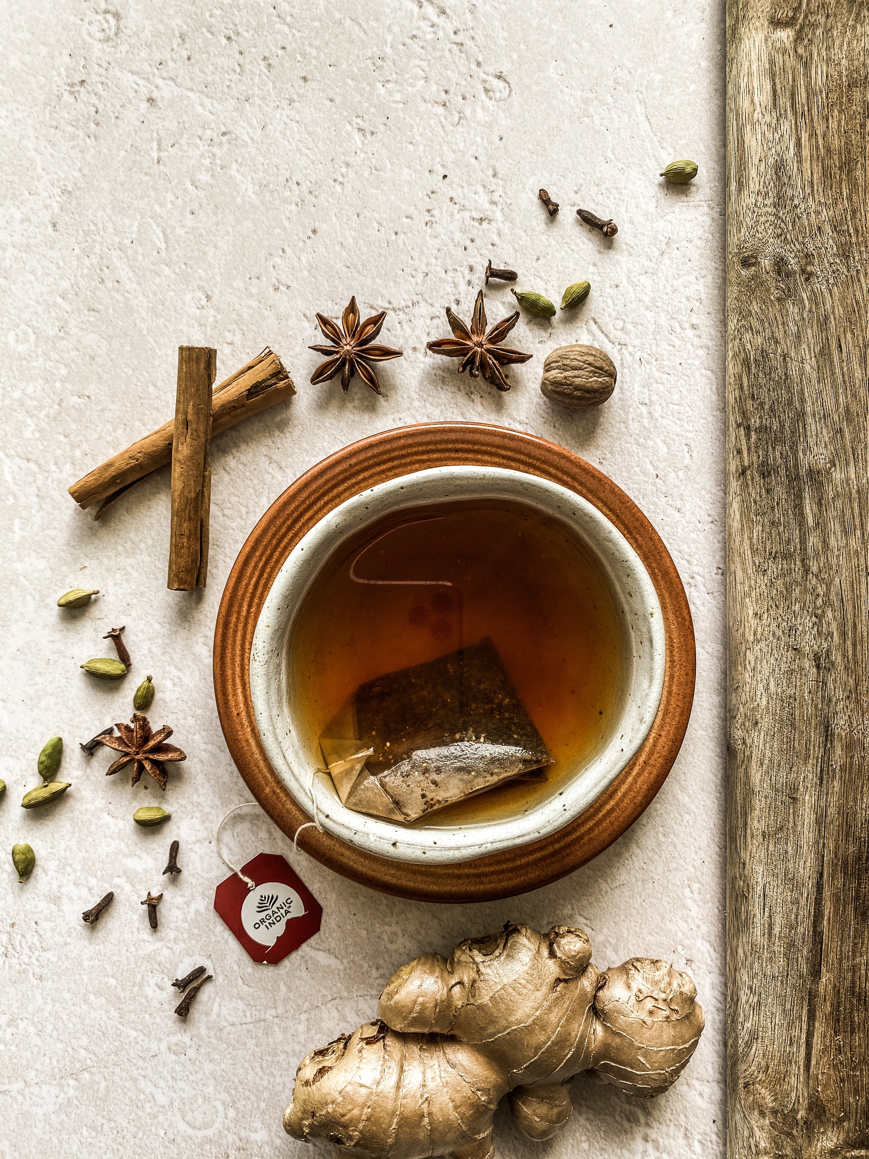 Organic India Tulsi Masala Chai, Tulsi tea, organic tea, tulsi, herbal tea, herbal infusions, sleep tea, turmeric tea, ashwagandha, holy basil, holy basil tea, green tea, lemon ginger tea, tea for sleep, moringa, ORGANIC INDIA, ORGANIC INDIA Australia, herbal supplements