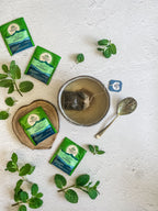 Organic India Tulsi Peppermint, Tulsi tea, organic tea, tulsi, herbal tea, herbal infusions, sleep tea, turmeric tea, ashwagandha, holy basil, holy basil tea, green tea, lemon ginger tea, tea for sleep, moringa, ORGANIC INDIA, ORGANIC INDIA Australia, herbal supplements