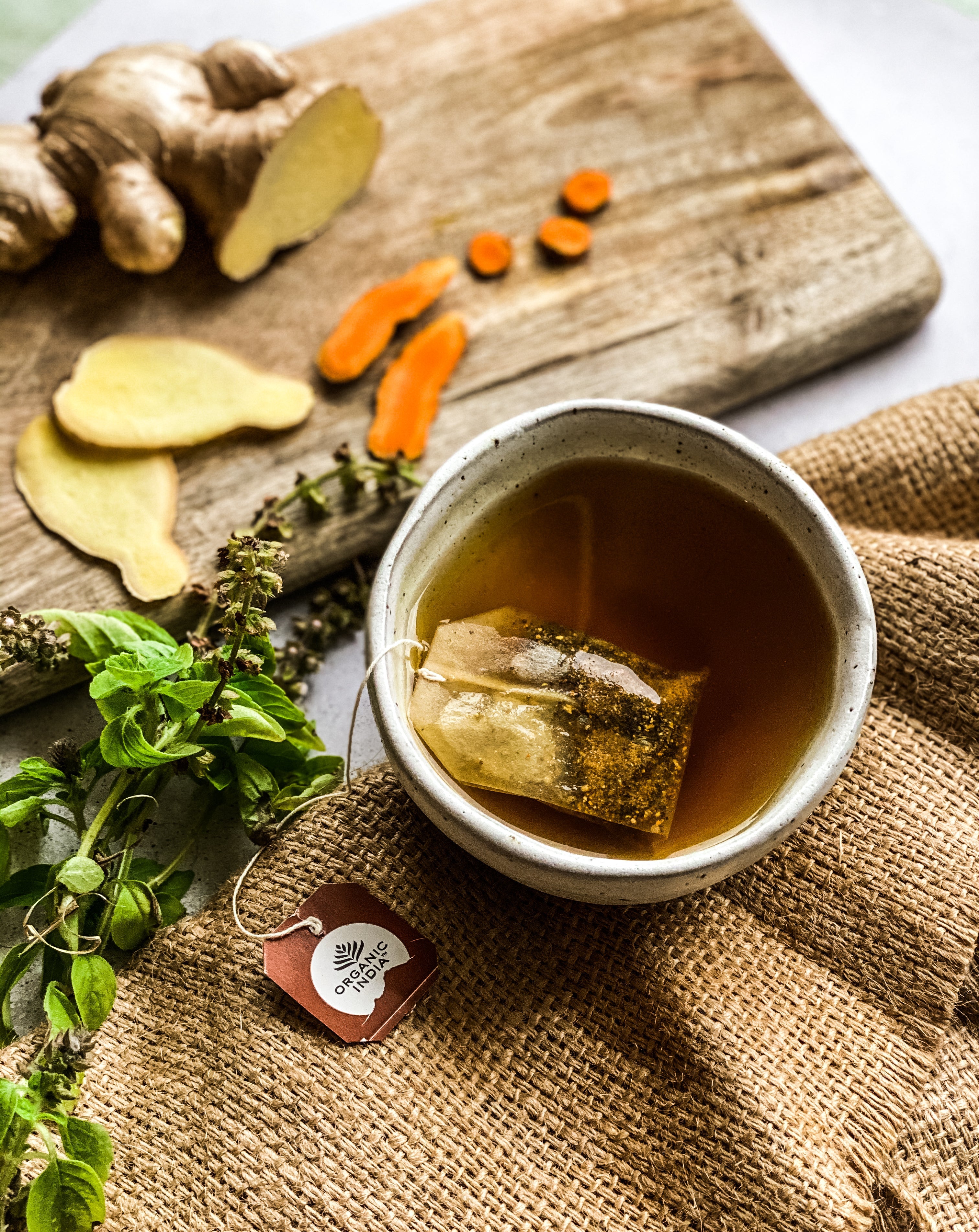 Organic India Tulsi Masala Chai, Tulsi tea, organic tea, tulsi, herbal tea, herbal infusions, sleep tea, turmeric tea, ashwagandha, holy basil, holy basil tea, green tea, lemon ginger tea, tea for sleep, moringa, ORGANIC INDIA, ORGANIC INDIA Australia, herbal supplements