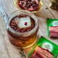 Organic India Tulsi Pomgranate Green, Tulsi tea, organic tea, tulsi, herbal tea, herbal infusions, sleep tea, turmeric tea, ashwagandha, holy basil, holy basil tea, green tea, lemon ginger tea, tea for sleep, moringa, ORGANIC INDIA, ORGANIC INDIA Australia, herbal supplements