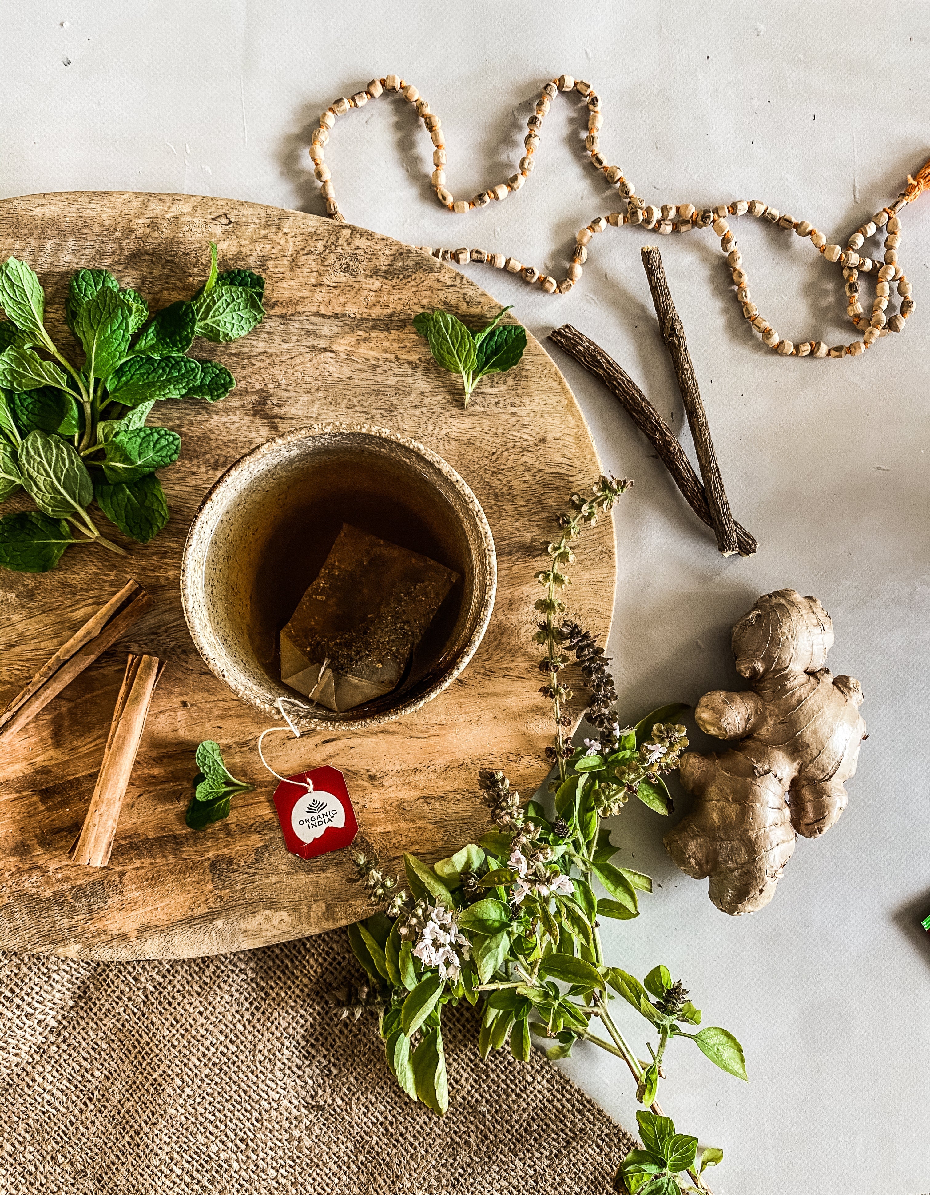 Organic India Tulsi Masala Chai, Tulsi tea, organic tea, tulsi, herbal tea, herbal infusions, sleep tea, turmeric tea, ashwagandha, holy basil, holy basil tea, green tea, lemon ginger tea, tea for sleep, moringa, ORGANIC INDIA, ORGANIC INDIA Australia, herbal supplements