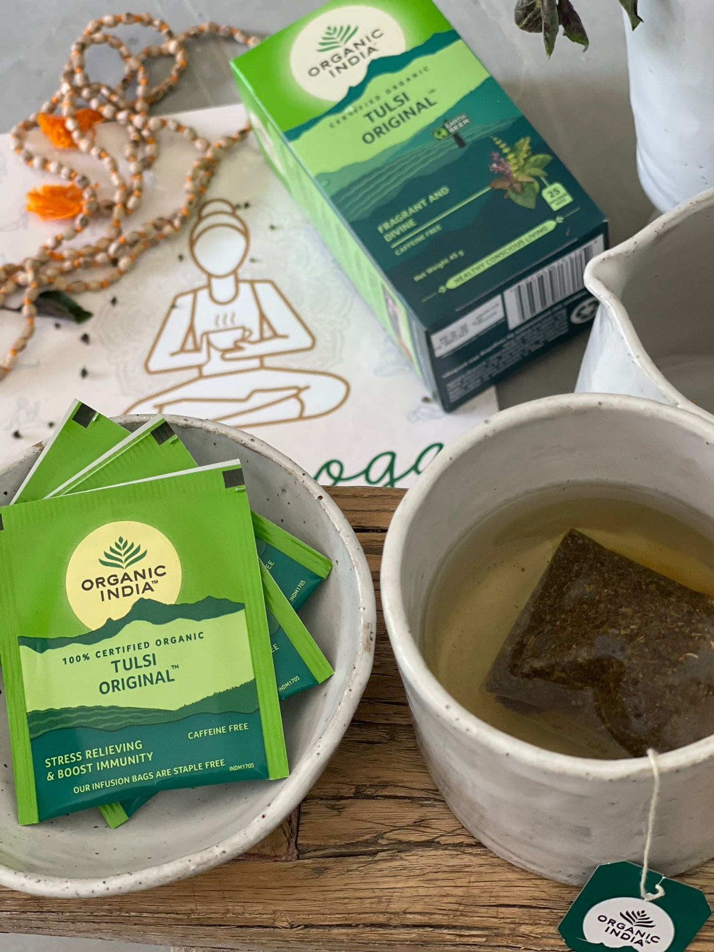 Organic India Tulsi Original, Tulsi tea, organic tea, tulsi, herbal tea, herbal infusions, sleep tea, turmeric tea, ashwagandha, holy basil, holy basil tea, green tea, lemon ginger tea, tea for sleep, moringa, ORGANIC INDIA, ORGANIC INDIA Australia, herbal supplements